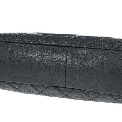 Chanel 2012 Black Caviar Timeless CC Chain Tote Bag