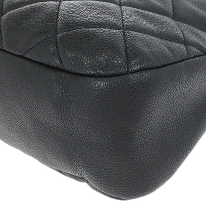 Chanel 2012 Black Caviar Timeless CC Chain Tote Bag