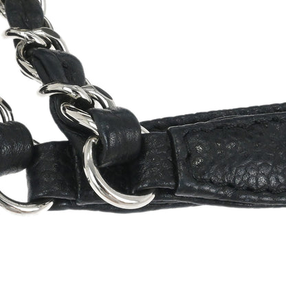 Chanel 2012 Black Caviar Timeless CC Chain Tote Bag