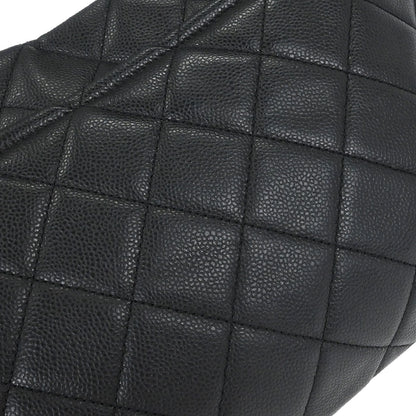 Chanel 2012 Black Caviar Timeless CC Chain Tote Bag