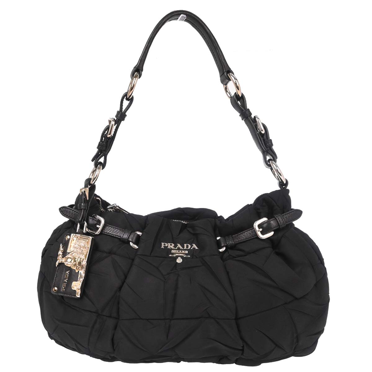 Prada Black Nylon Handbag