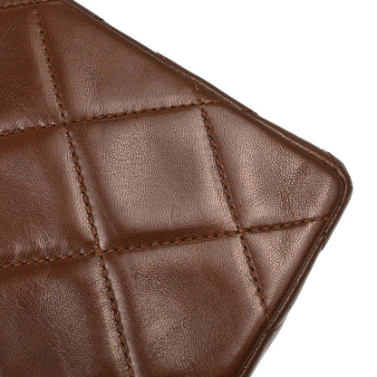 Chanel Brown Lambskin Shoulder Bag