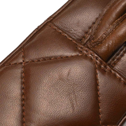 Chanel Brown Lambskin Shoulder Bag
