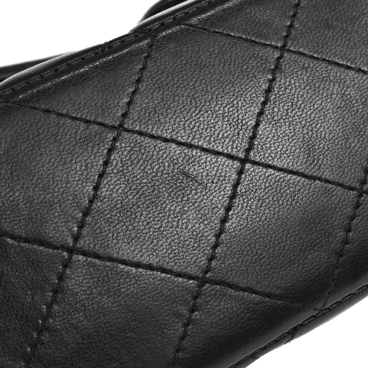 Chanel 2013-2014 Black Lambskin Medium Classic Double Flap Shoulder Bag