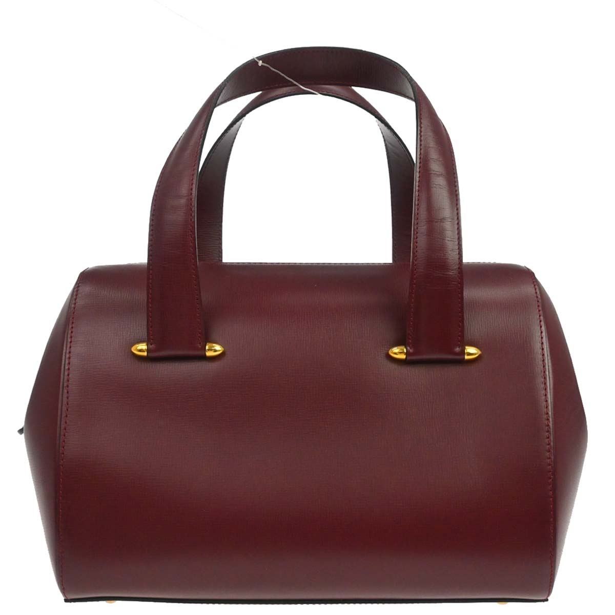 Cartier Bordeaux Leather Handbag