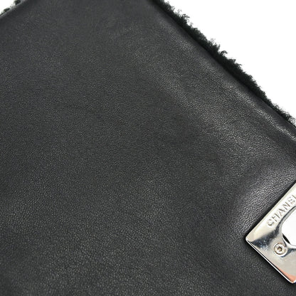 Chanel Black Shearling Supermarket Comic Flap Bag
