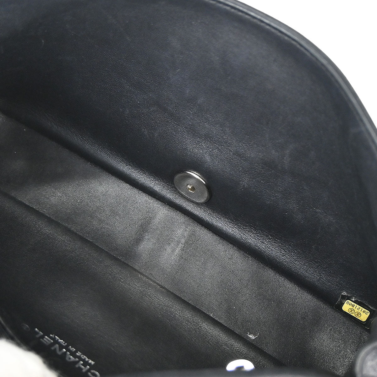 Chanel Black Shearling Supermarket Comic Flap Bag