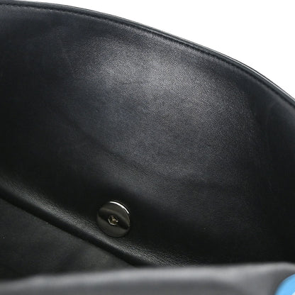 Chanel Black Shearling Supermarket Comic Flap Bag