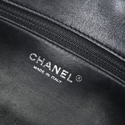 Chanel Black Shearling Supermarket Comic Flap Bag