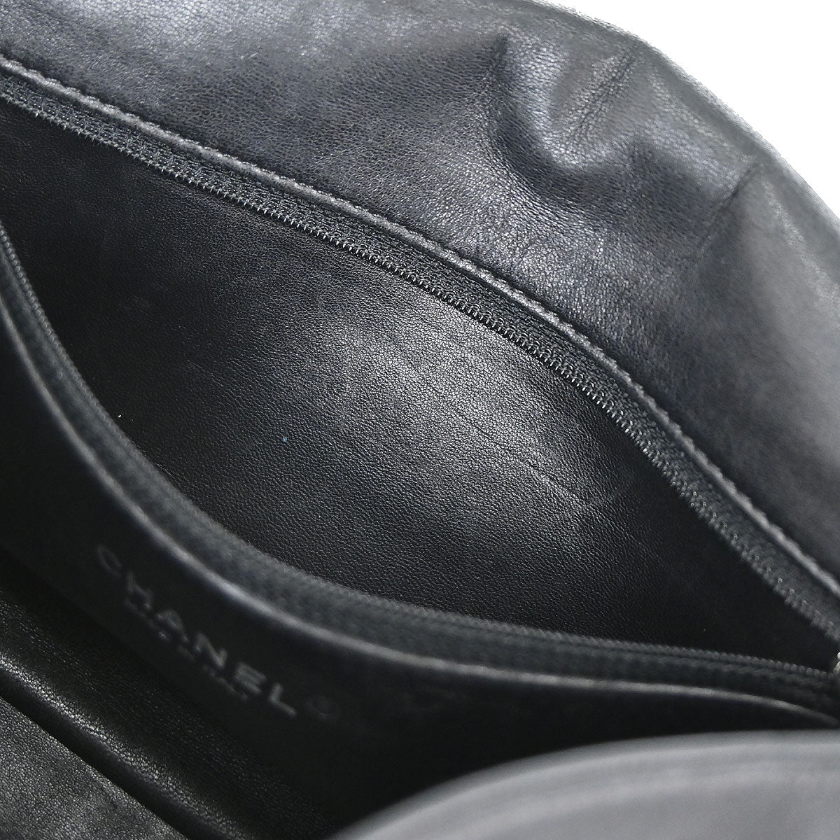 Chanel Black Shearling Supermarket Comic Flap Bag