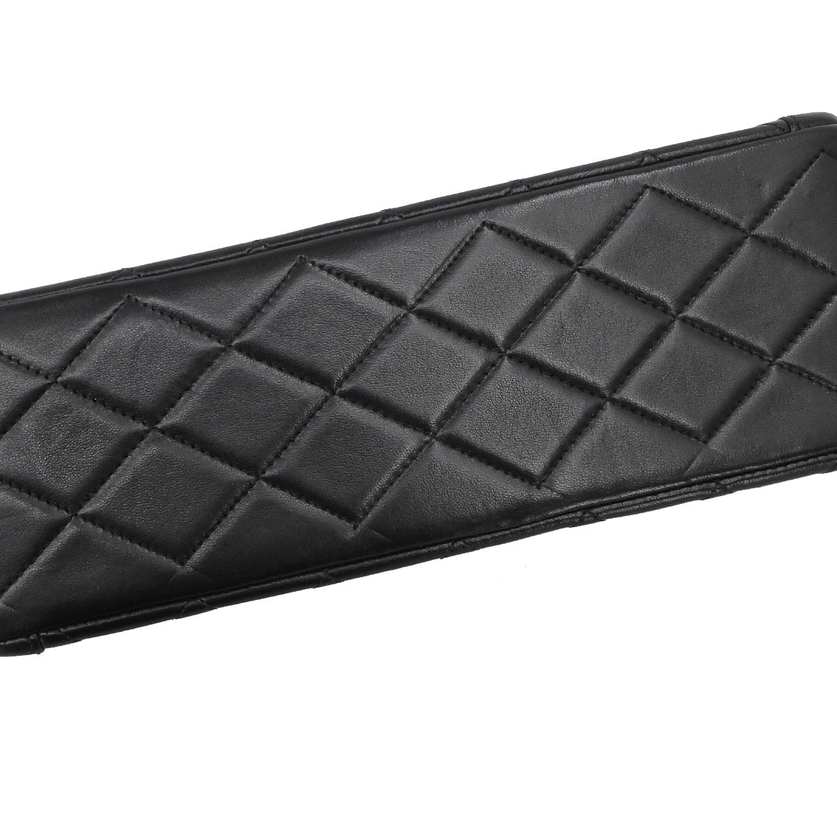 Chanel Black Lambskin Paris Shoulder Bag