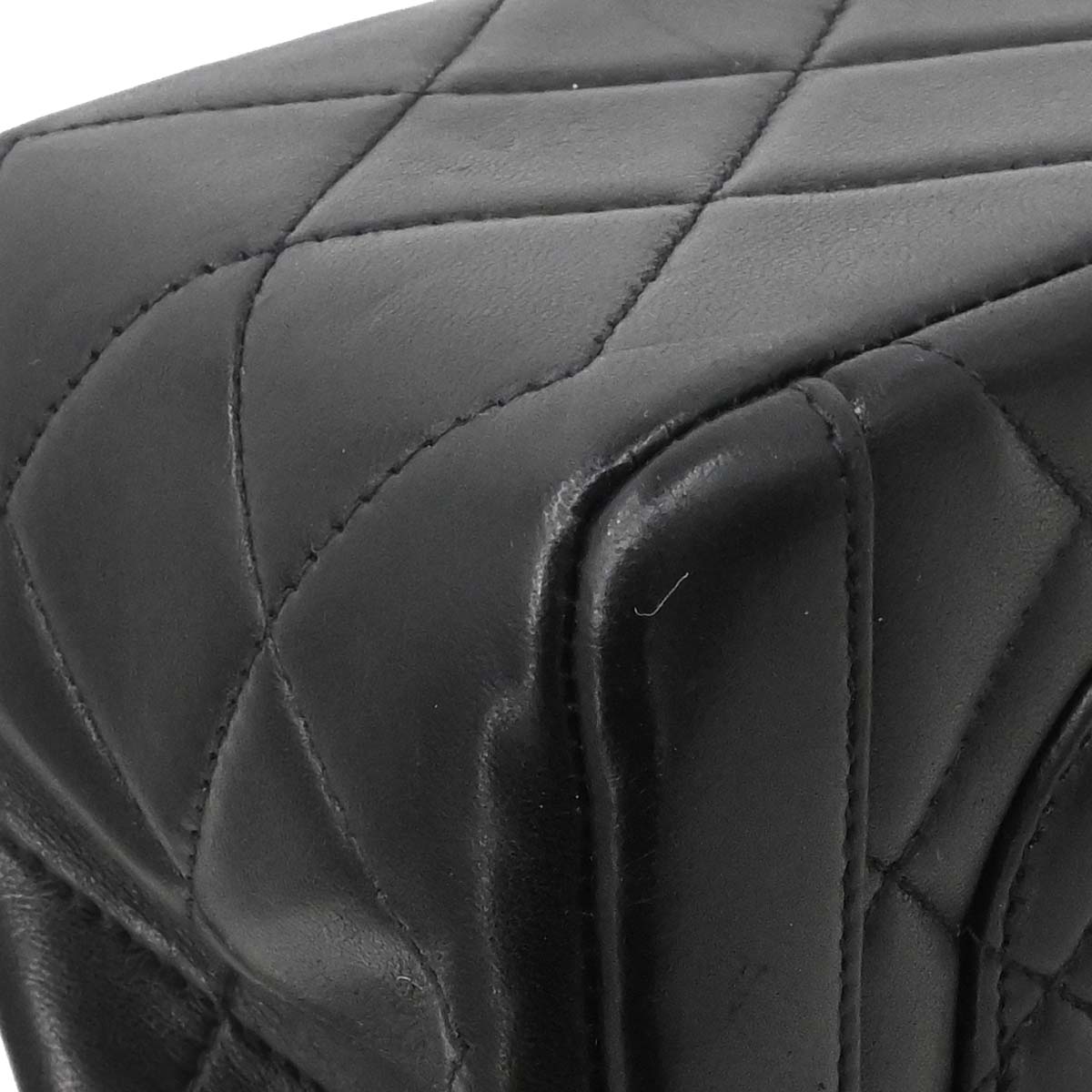 Chanel Black Lambskin Paris Shoulder Bag