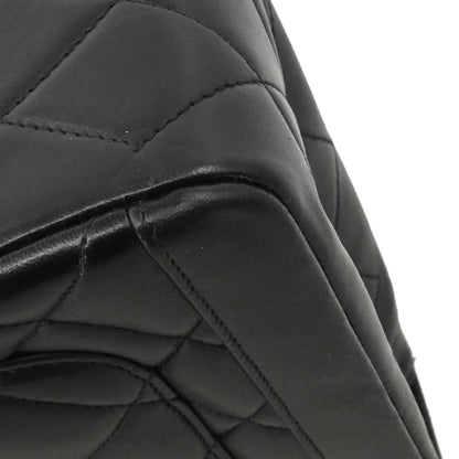 Chanel Black Lambskin Paris Shoulder Bag