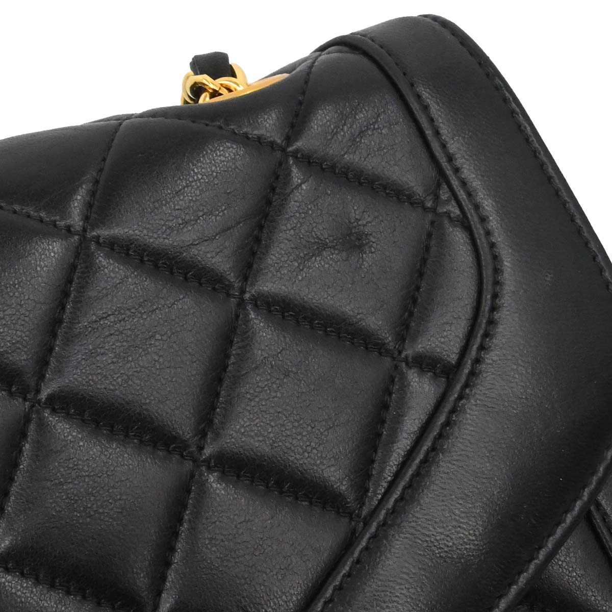 Chanel Black Lambskin Paris Shoulder Bag