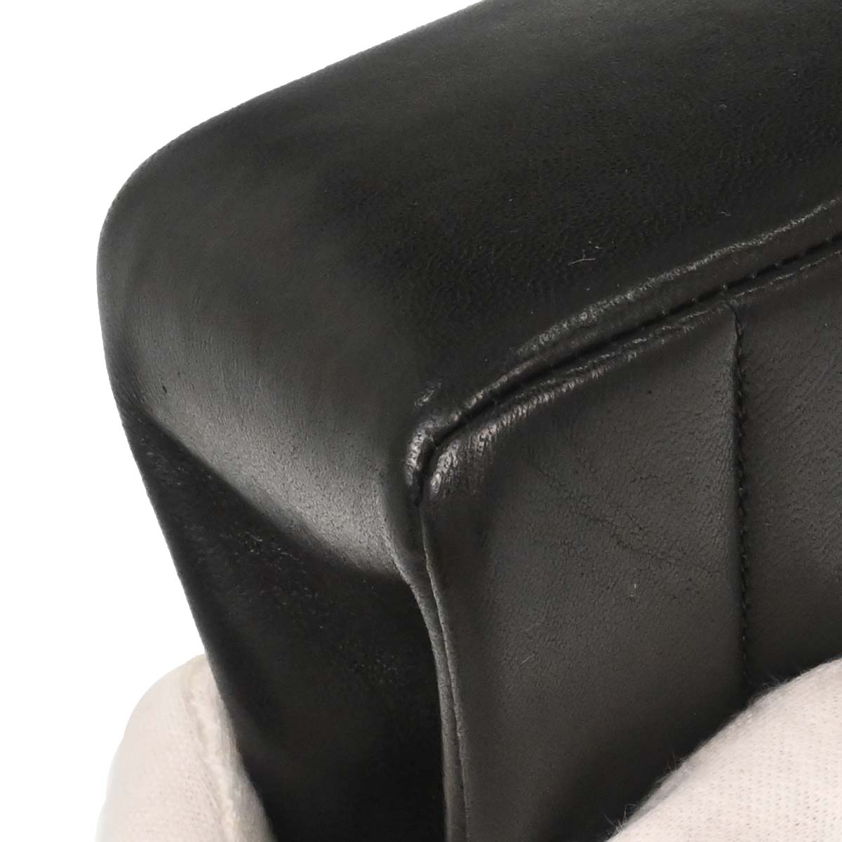 Chanel Black Lambskin Mademoiselle Single Flap Shoulder Bag