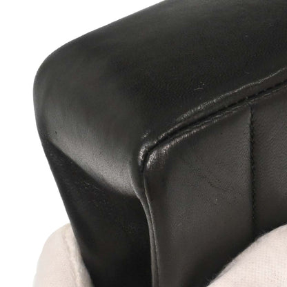 Chanel Black Lambskin Mademoiselle Single Flap Shoulder Bag