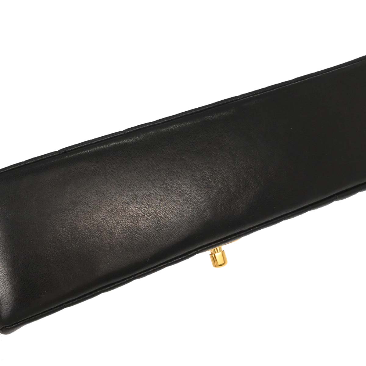 Chanel Black Lambskin Mademoiselle Single Flap Shoulder Bag