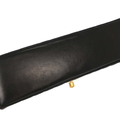 Chanel Black Lambskin Mademoiselle Single Flap Shoulder Bag