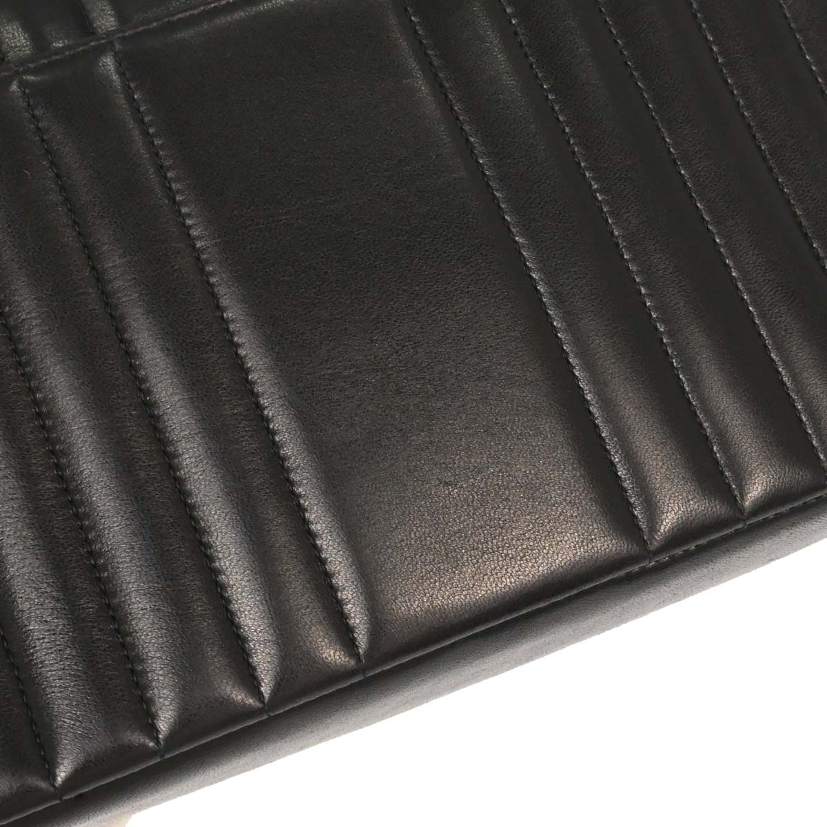 Chanel Black Lambskin Mademoiselle Single Flap Shoulder Bag