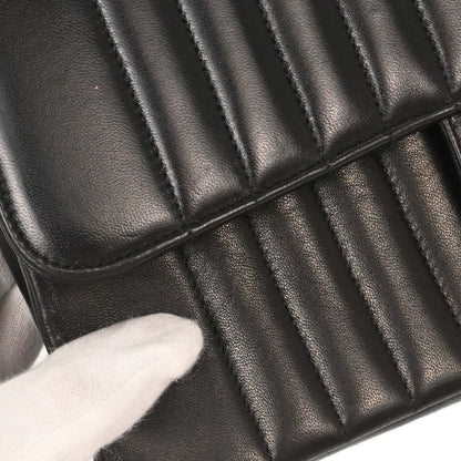 Chanel Black Lambskin Mademoiselle Single Flap Shoulder Bag