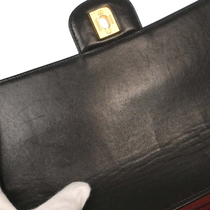 Chanel Black Lambskin Mademoiselle Single Flap Shoulder Bag