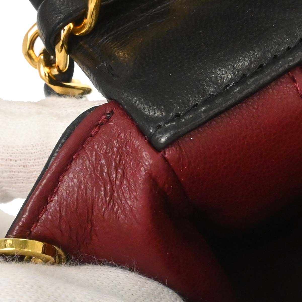 Chanel Black Lambskin Mademoiselle Single Flap Shoulder Bag