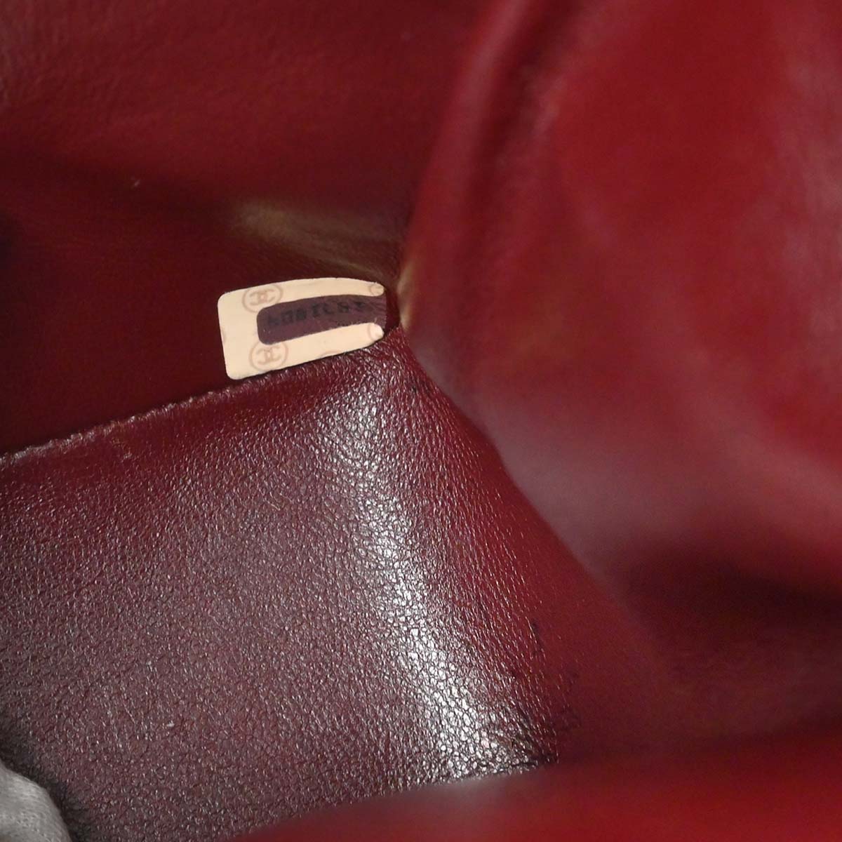 Chanel Black Lambskin Straight Flap Shoulder Bag