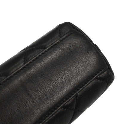 Chanel 1991-1994 Black Lambskin Shoulder Bag