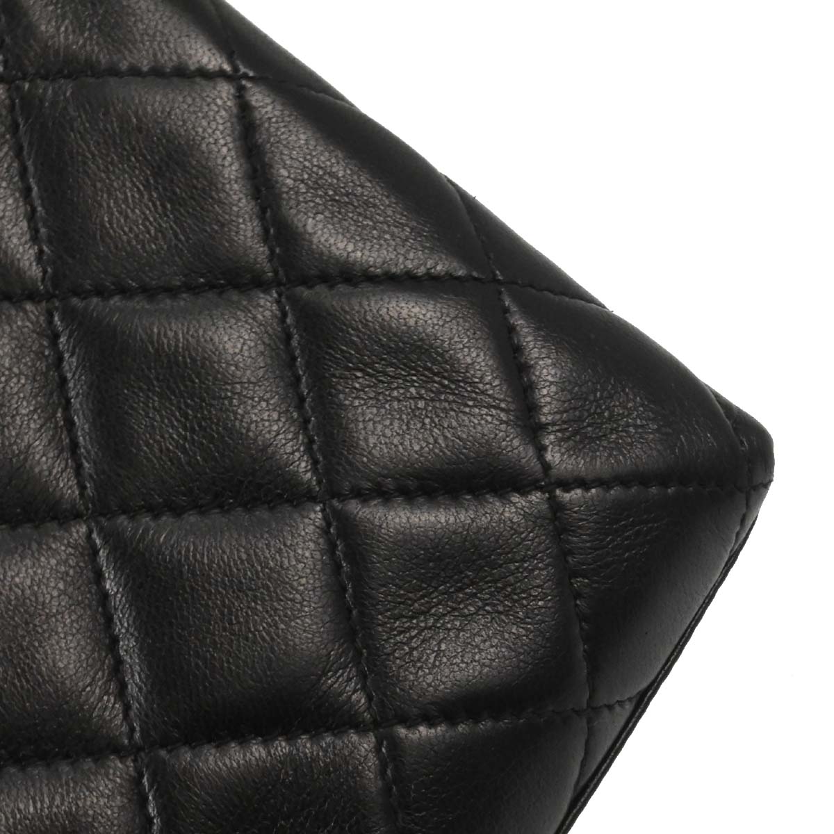 Chanel 1991-1994 Black Lambskin Shoulder Bag