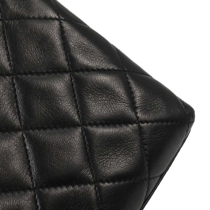 Chanel 1991-1994 Black Lambskin Shoulder Bag