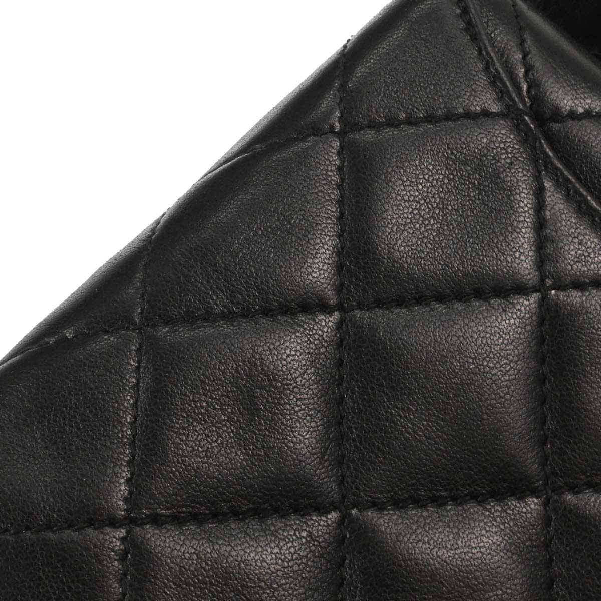 Chanel 1991-1994 Black Lambskin Shoulder Bag