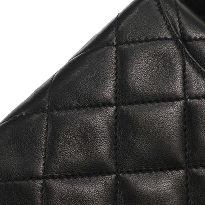 Chanel 1991-1994 Black Lambskin Shoulder Bag