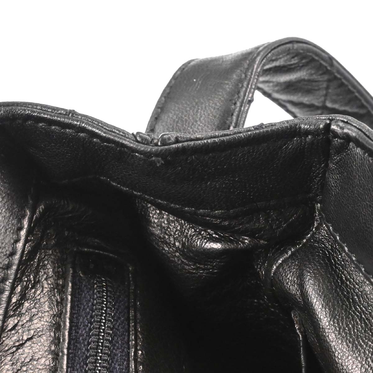 Chanel 1991-1994 Black Lambskin Shoulder Bag