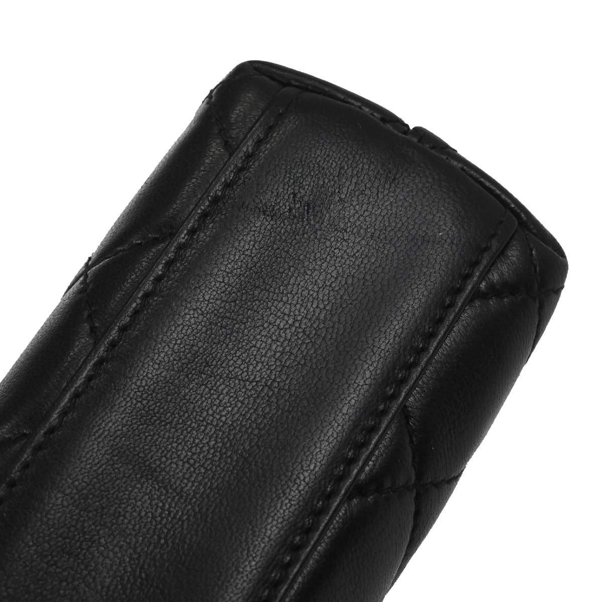 Chanel 1991-1994 Black Lambskin Shoulder Bag