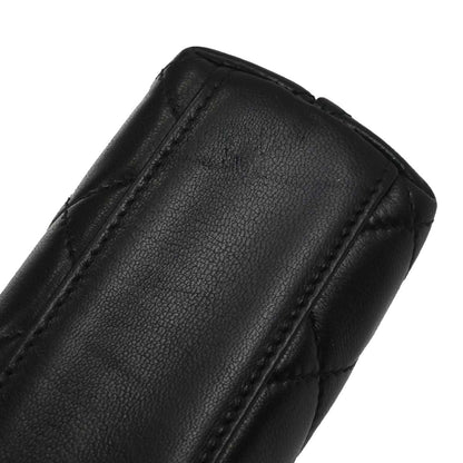 Chanel 1991-1994 Black Lambskin Shoulder Bag