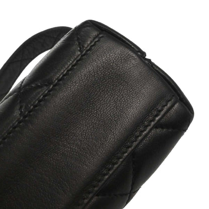Chanel 1991-1994 Black Lambskin Shoulder Bag