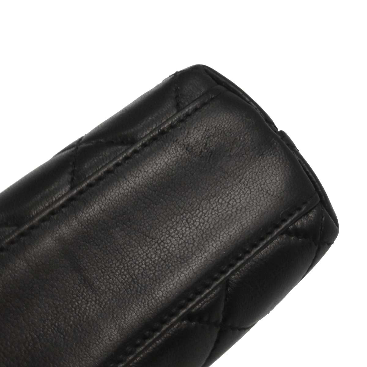 Chanel 1991-1994 Black Lambskin Shoulder Bag