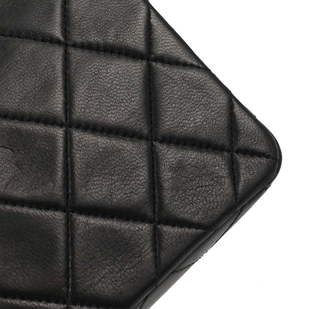 Chanel 1989-1991 Black Lambskin Turnlock Mini Full Flap Shoulder Bag