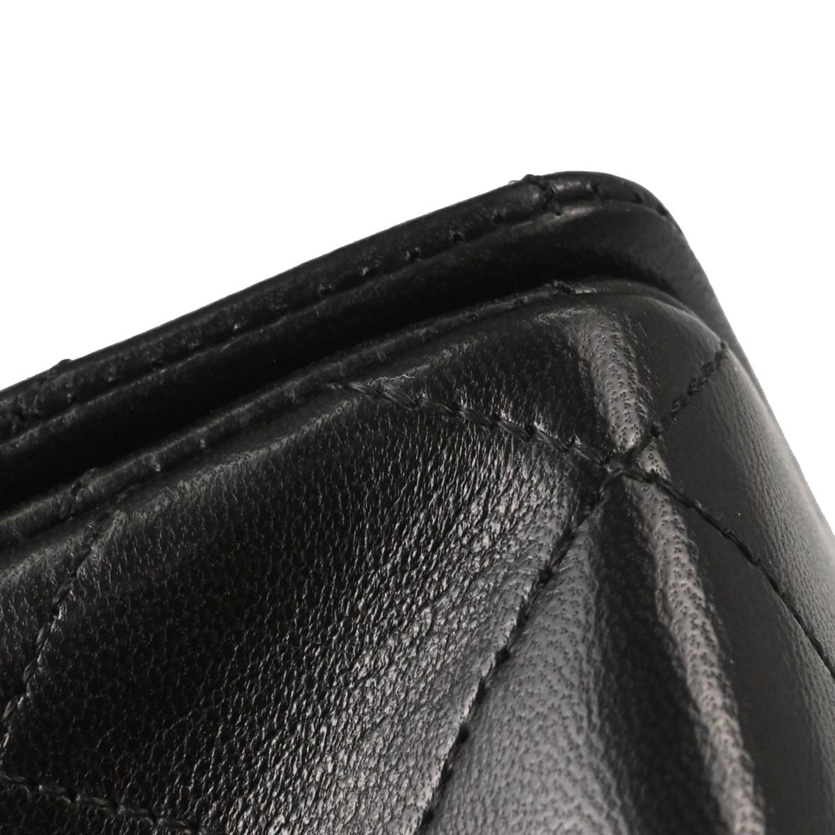 Chanel 1989-1991 Black Lambskin Turnlock Mini Full Flap Shoulder Bag
