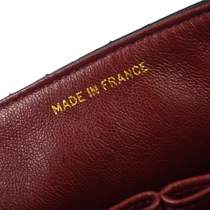 Chanel 1989-1991 Black Lambskin Turnlock Mini Full Flap Shoulder Bag