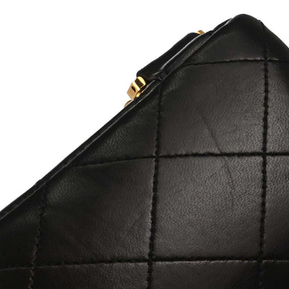 Chanel Black Lambskin Backpack