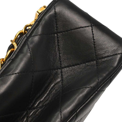 Chanel Black Lambskin Backpack