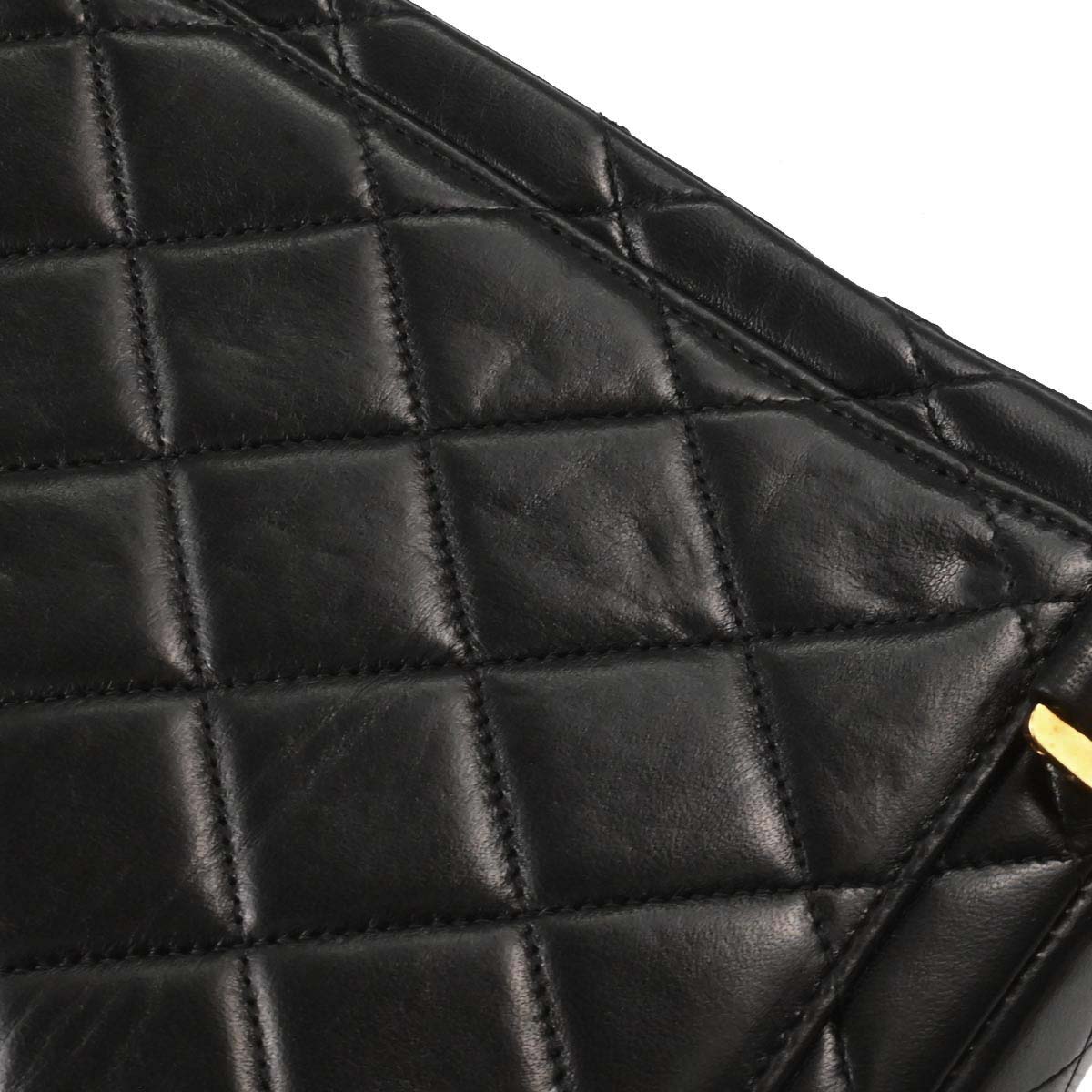 Chanel Black Lambskin Backpack