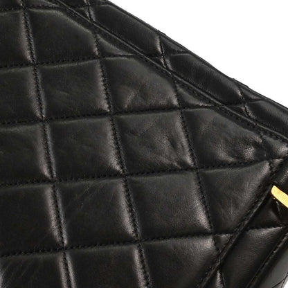 Chanel Black Lambskin Backpack