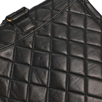 Chanel Black Lambskin Backpack