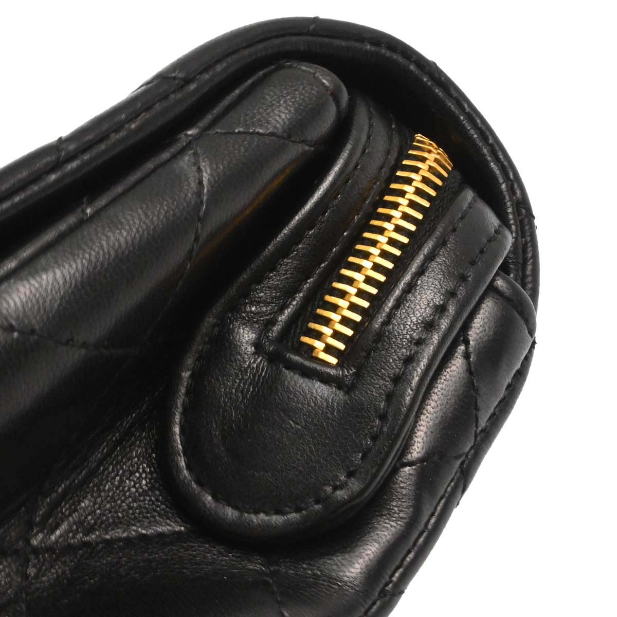 Chanel Black Lambskin Backpack