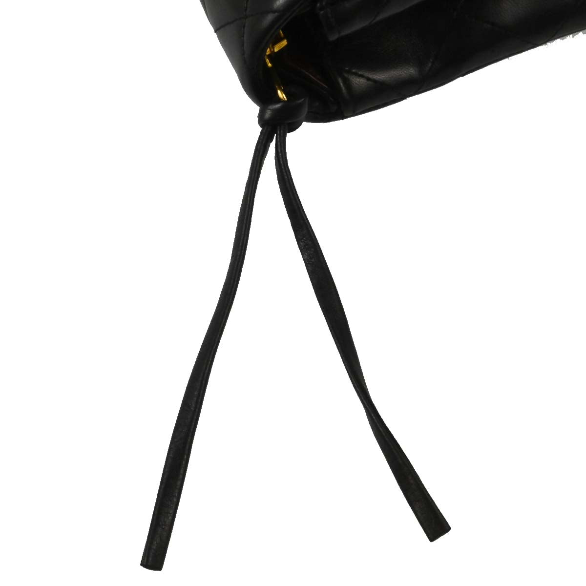 Chanel Black Lambskin Backpack