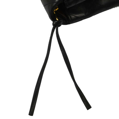 Chanel Black Lambskin Backpack