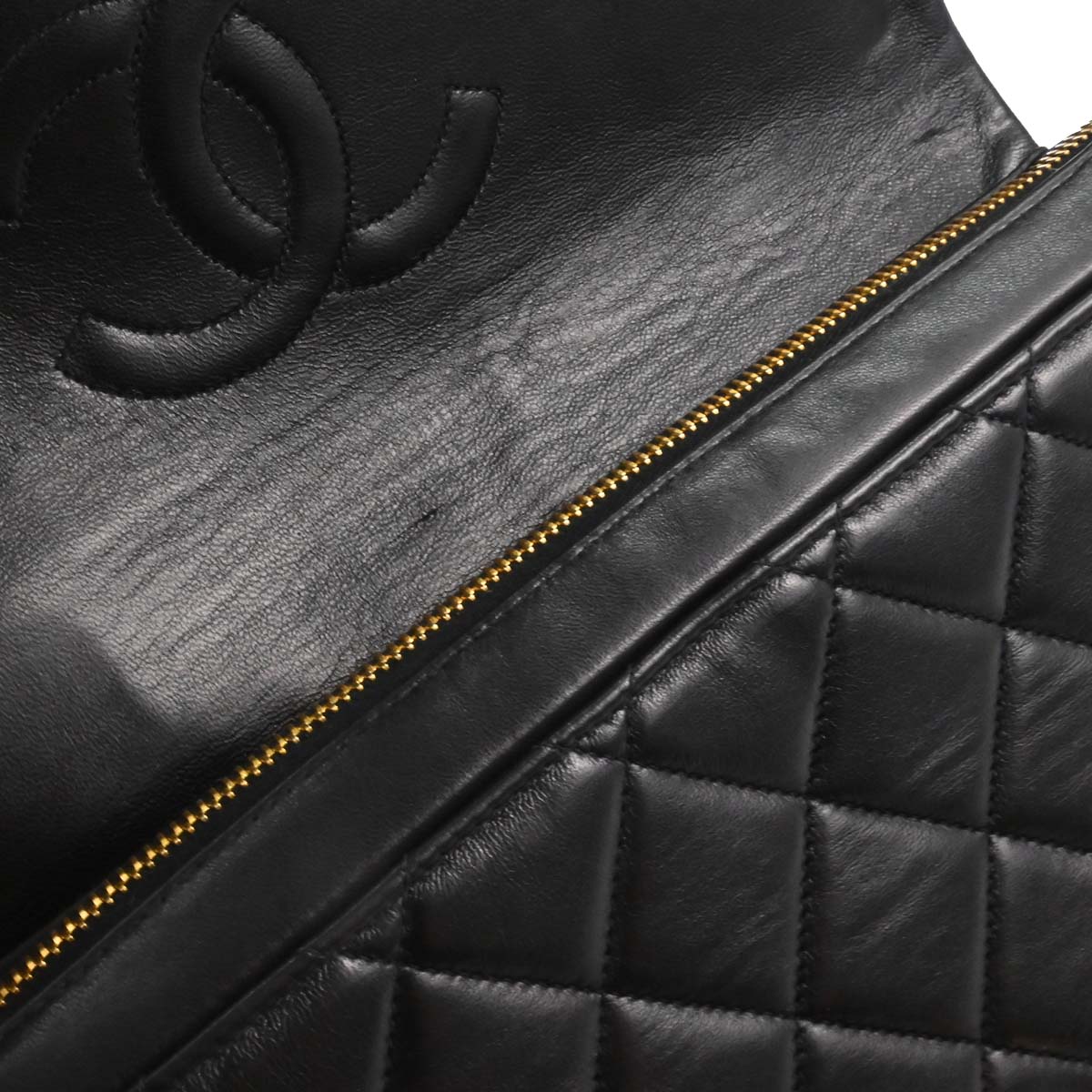 Chanel Black Lambskin Backpack