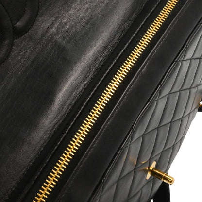 Chanel Black Lambskin Backpack